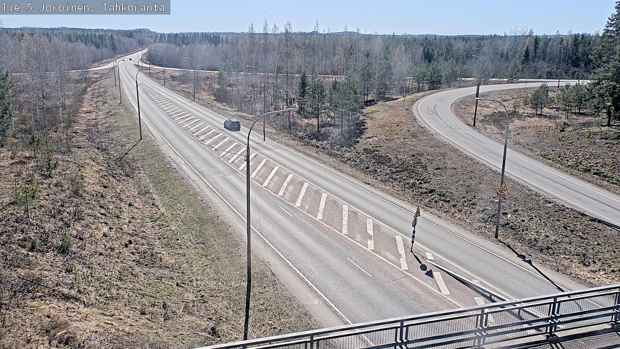 Weather Camera Image Väg 5 Jorois, Tahkoranta, Joroinen, Pohjois-Savo