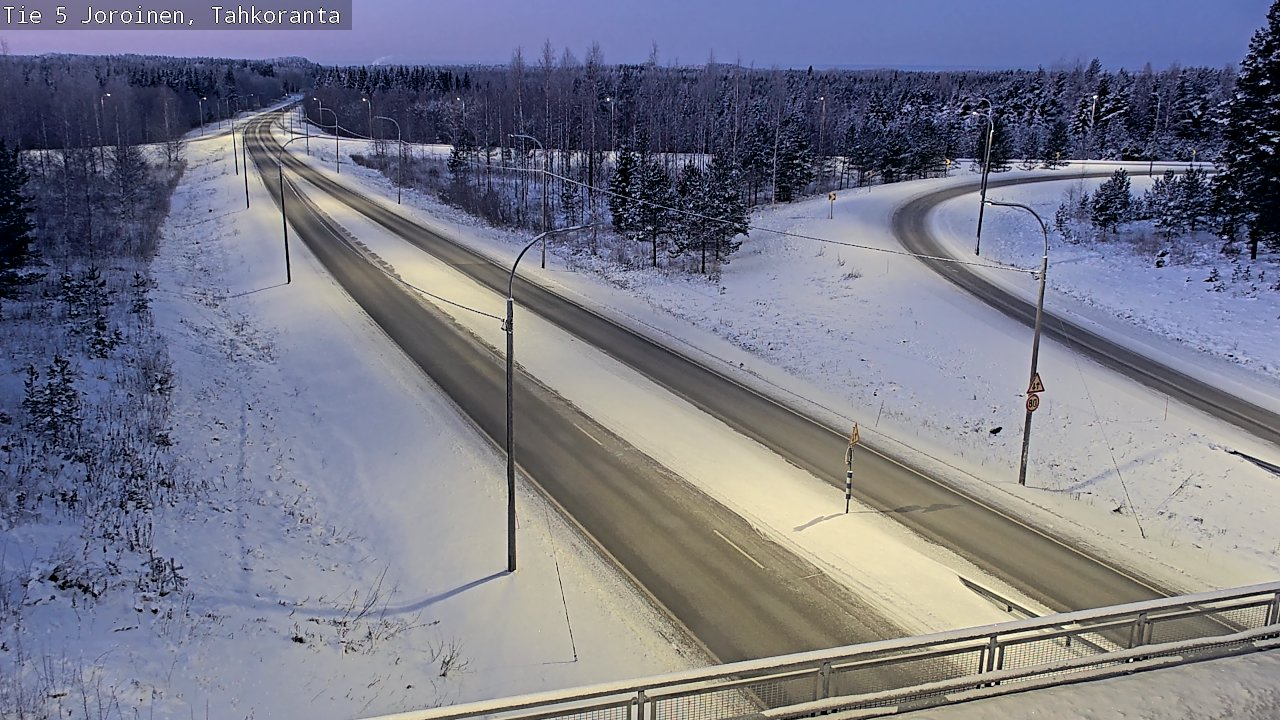 Weather Camera Image Road 5 Joroinen, Tahkoranta, Joroinen, Pohjois-Savo
