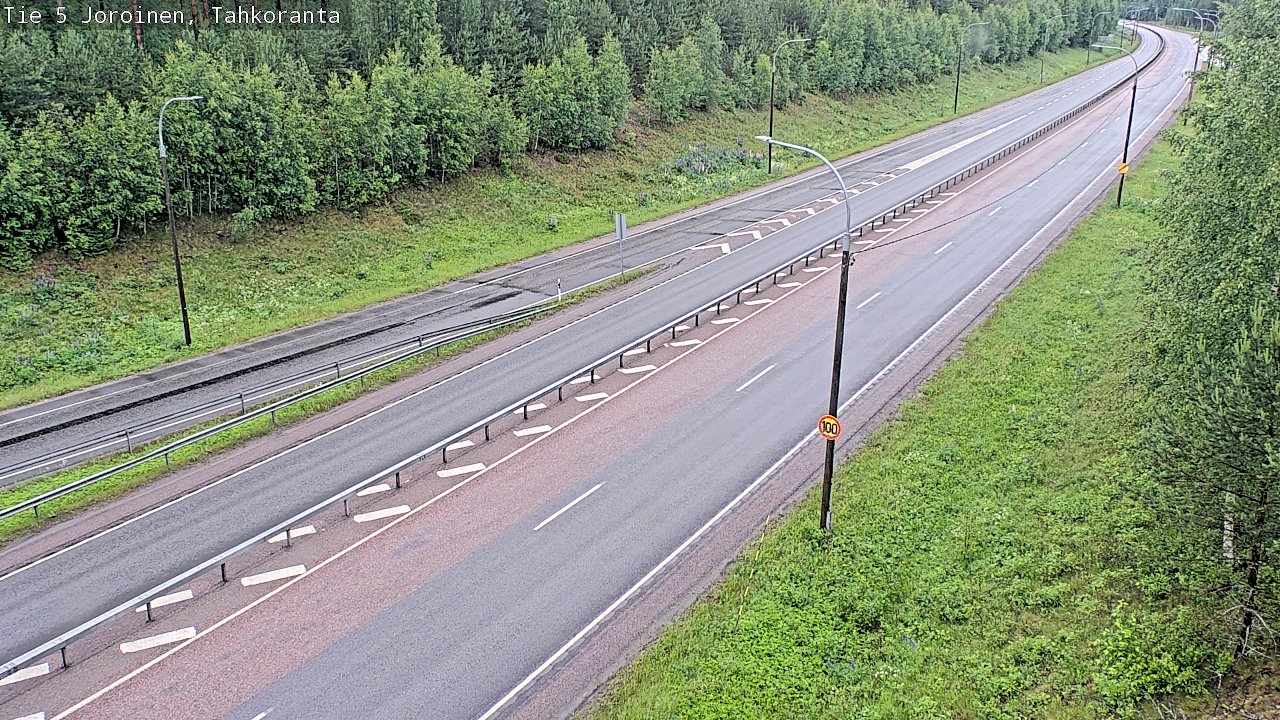 Weather Camera Image Väg 5 Jorois, Tahkoranta, Joroinen, Pohjois-Savo