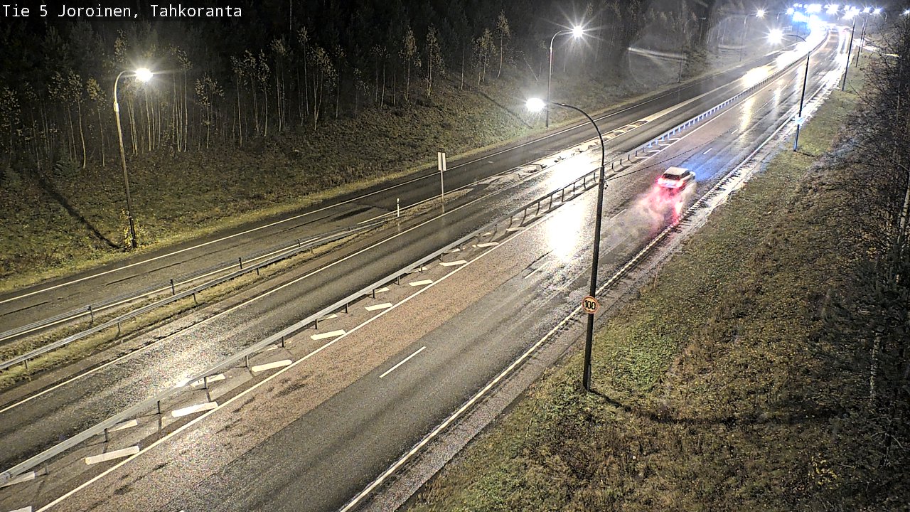 Weather Camera Image Väg 5 Jorois, Tahkoranta, Joroinen, Pohjois-Savo