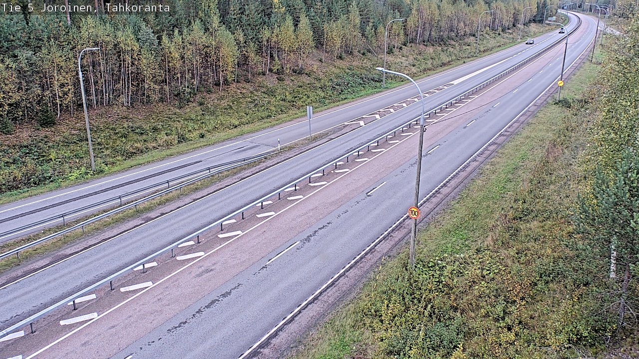 Weather Camera Image Väg 5 Jorois, Tahkoranta, Joroinen, Pohjois-Savo