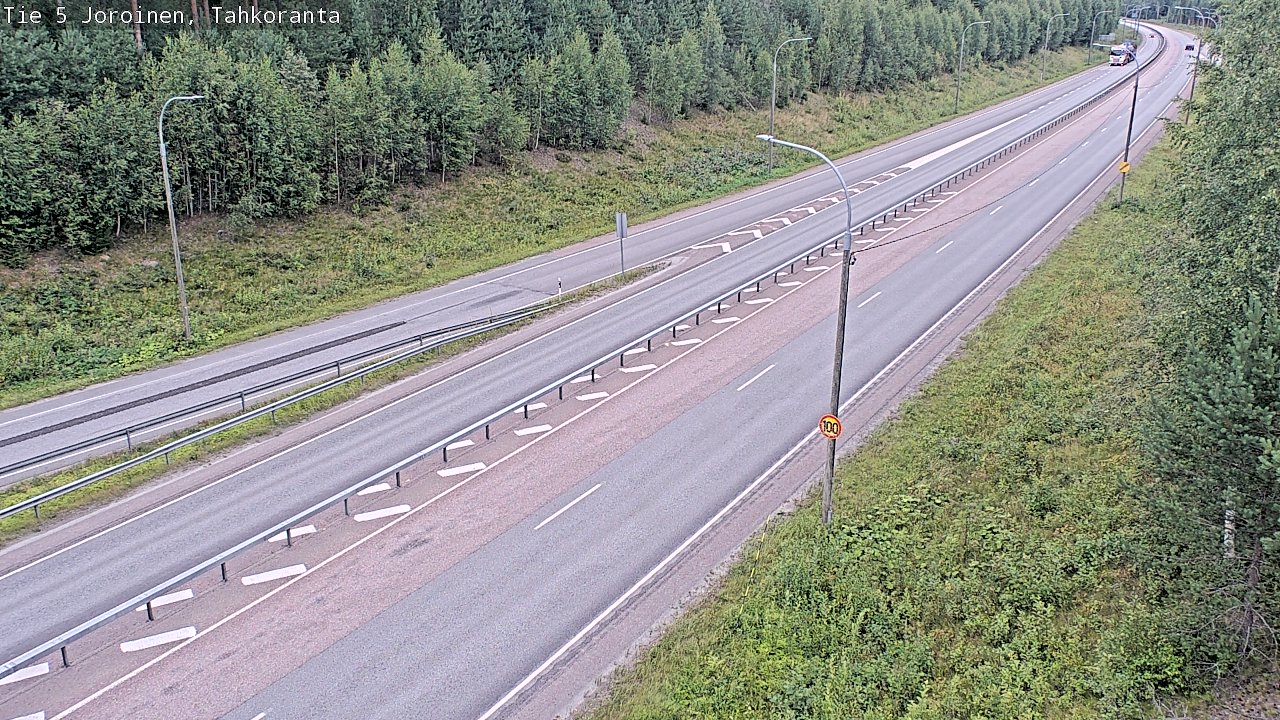 Weather Camera Image Väg 5 Jorois, Tahkoranta, Joroinen, Pohjois-Savo