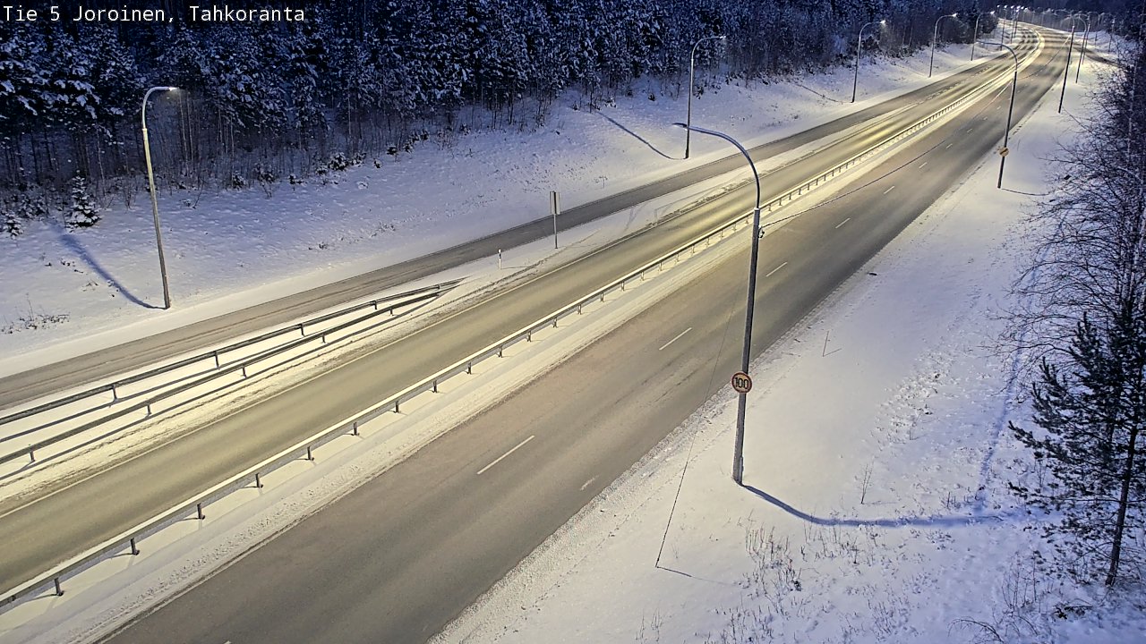 Weather Camera Image Road 5 Joroinen, Tahkoranta, Joroinen, Pohjois-Savo