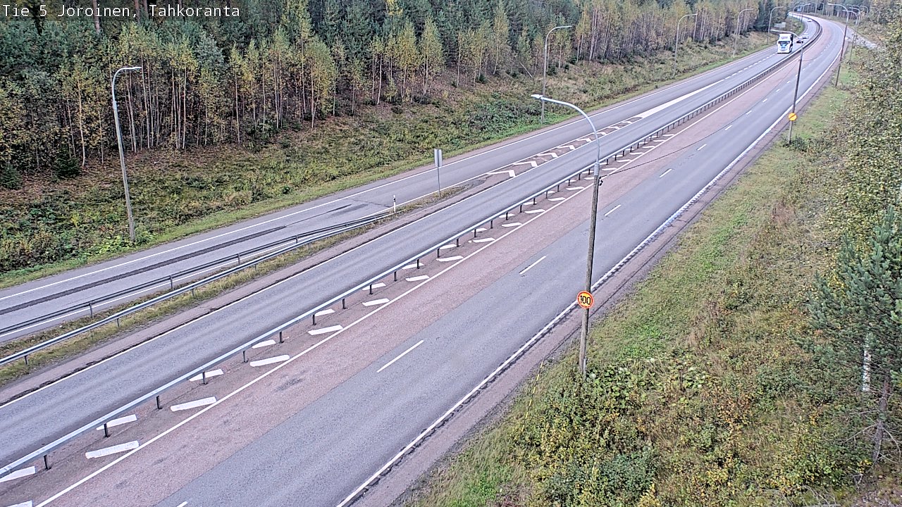 Weather Camera Image Road 5 Joroinen, Tahkoranta, Joroinen, Pohjois-Savo