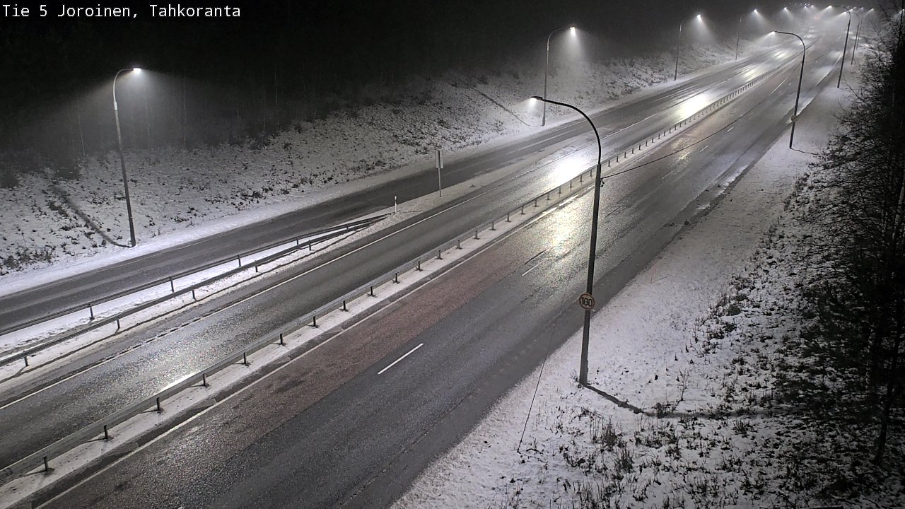 Weather Camera Image Väg 5 Jorois, Tahkoranta, Joroinen, Pohjois-Savo