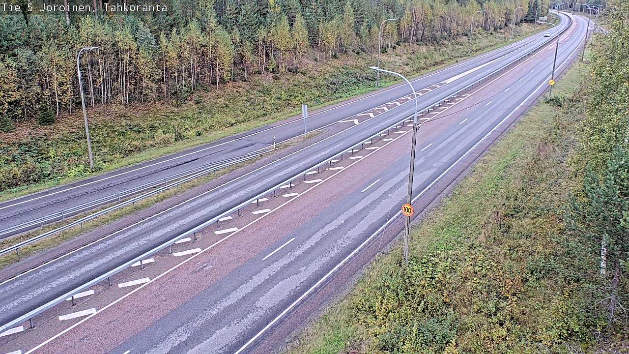 Weather Camera Image Väg 5 Jorois, Tahkoranta, Joroinen, Pohjois-Savo