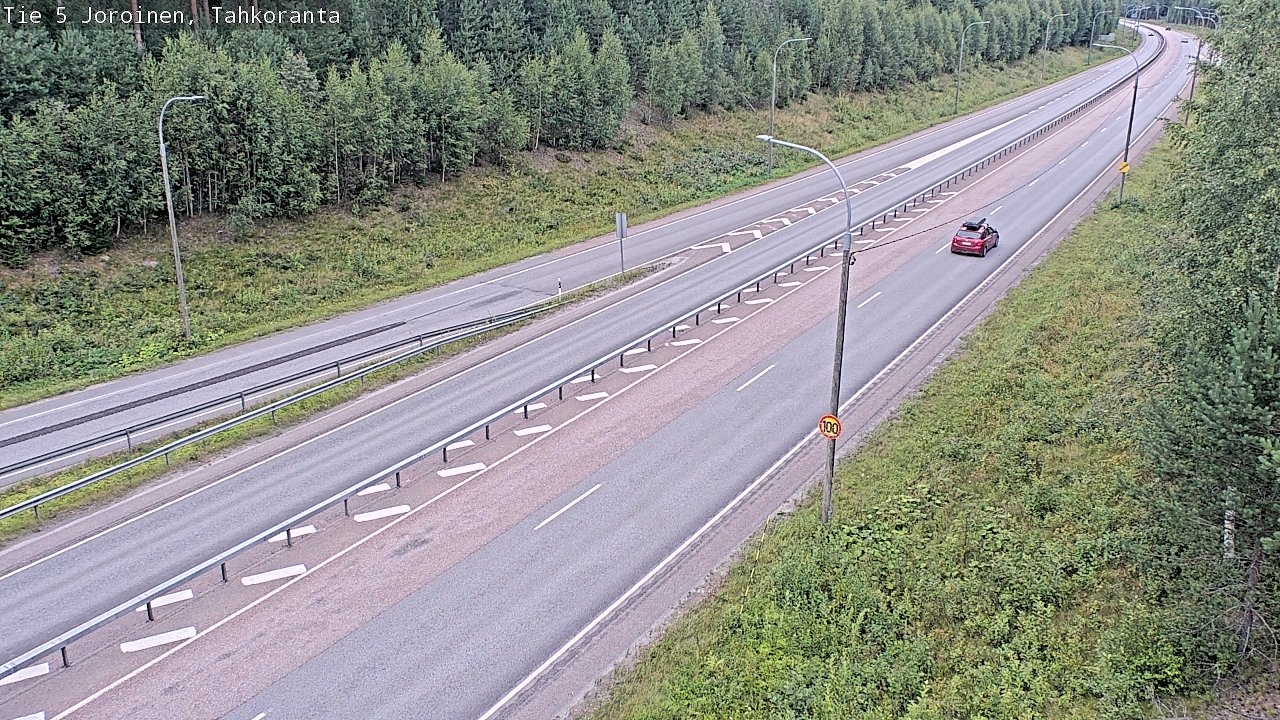 Weather Camera Image Road 5 Joroinen, Tahkoranta, Joroinen, Pohjois-Savo