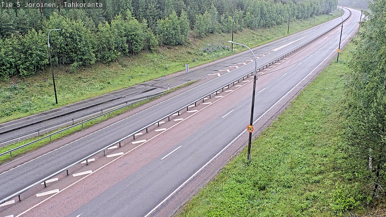 Weather Camera Image Väg 5 Jorois, Tahkoranta, Joroinen, Pohjois-Savo