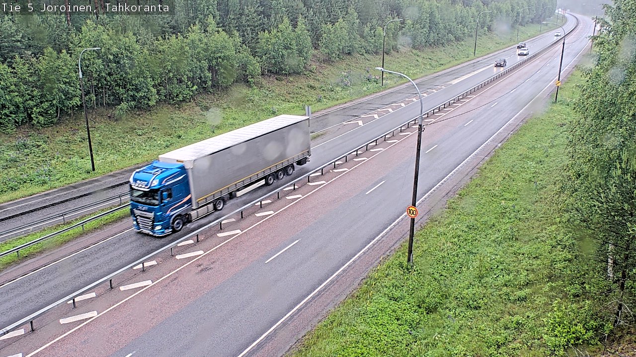 Weather Camera Image Väg 5 Jorois, Tahkoranta, Joroinen, Pohjois-Savo