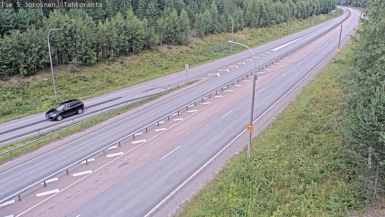 Weather Camera Image Väg 5 Jorois, Tahkoranta, Joroinen, Pohjois-Savo