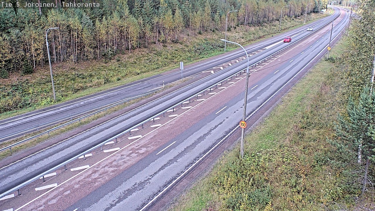Weather Camera Image Väg 5 Jorois, Tahkoranta, Joroinen, Pohjois-Savo