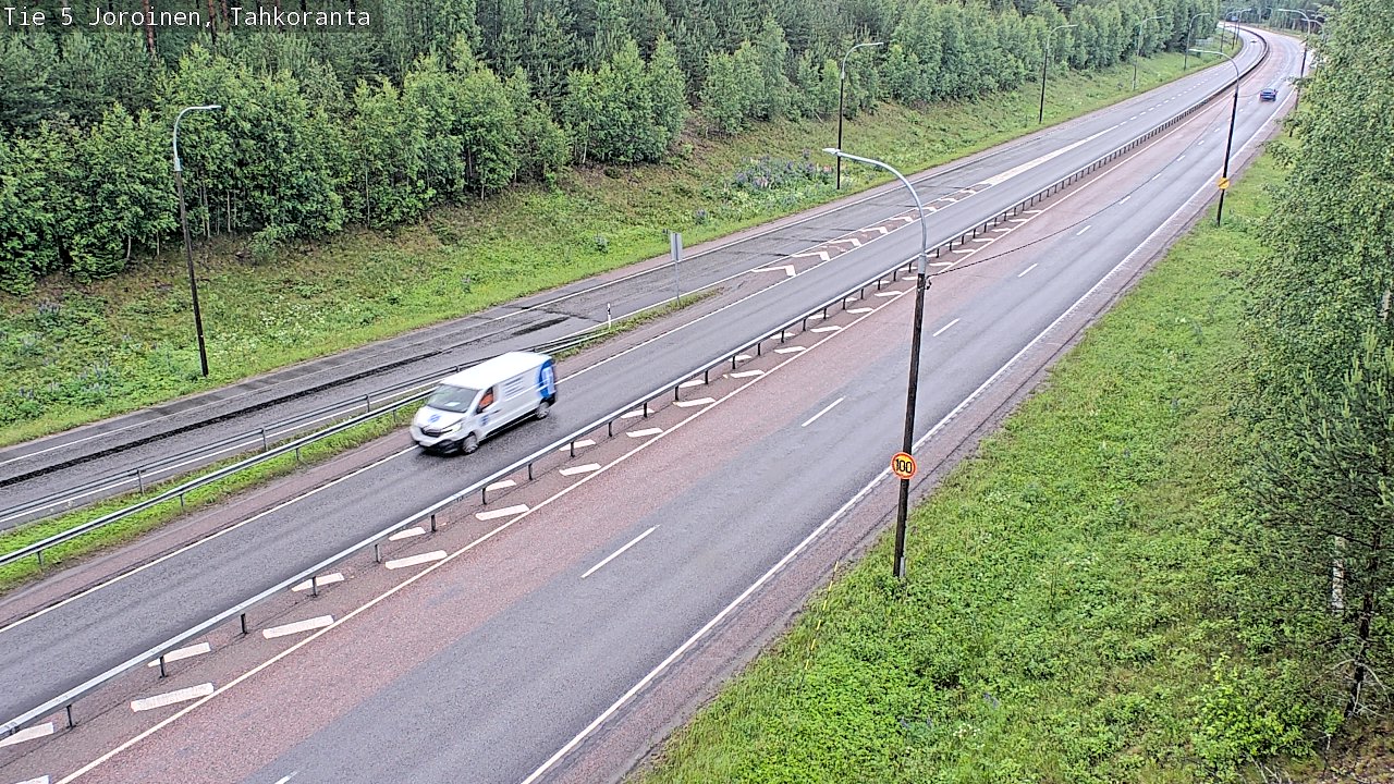 Weather Camera Image Väg 5 Jorois, Tahkoranta, Joroinen, Pohjois-Savo