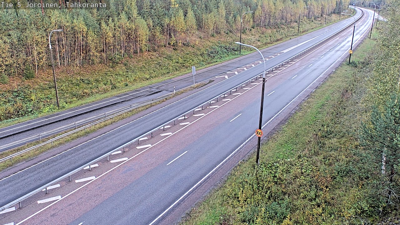 Weather Camera Image Väg 5 Jorois, Tahkoranta, Joroinen, Pohjois-Savo
