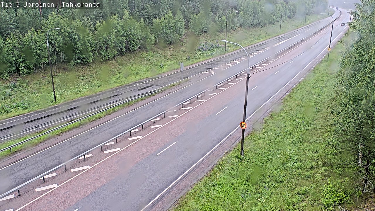 Weather Camera Image Väg 5 Jorois, Tahkoranta, Joroinen, Pohjois-Savo