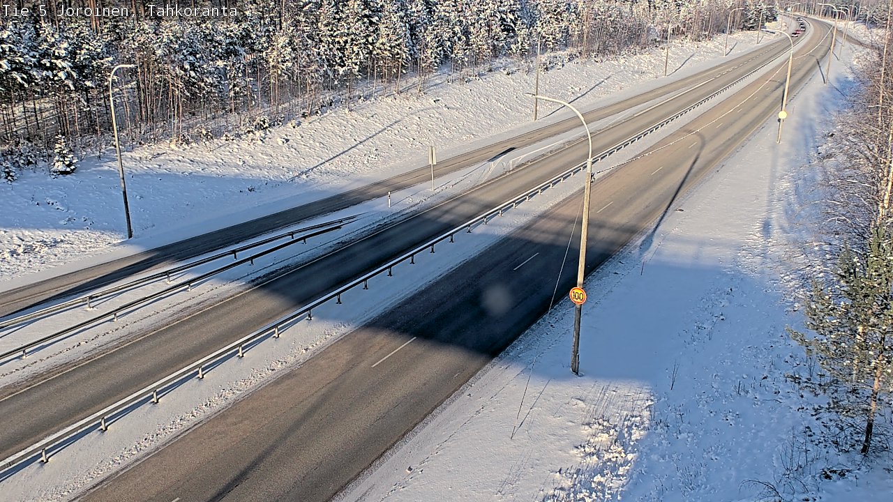 Weather Camera Image Road 5 Joroinen, Tahkoranta, Joroinen, Pohjois-Savo