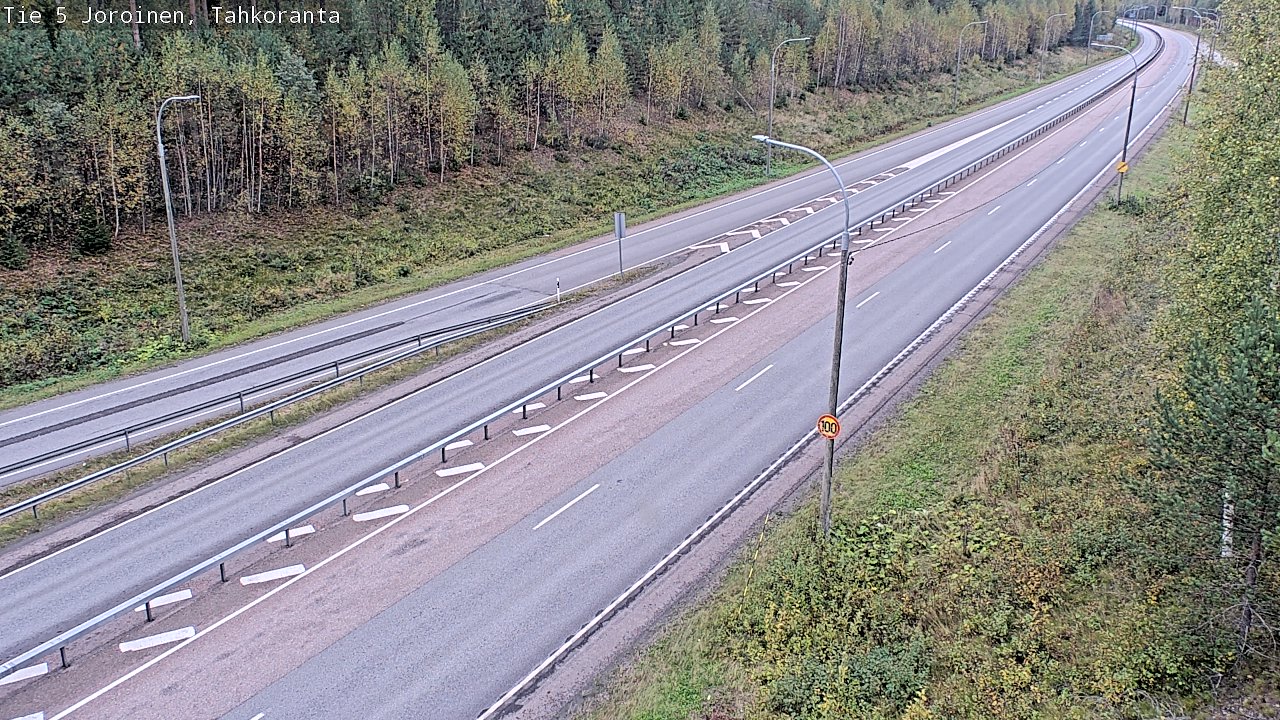 Weather Camera Image Väg 5 Jorois, Tahkoranta, Joroinen, Pohjois-Savo