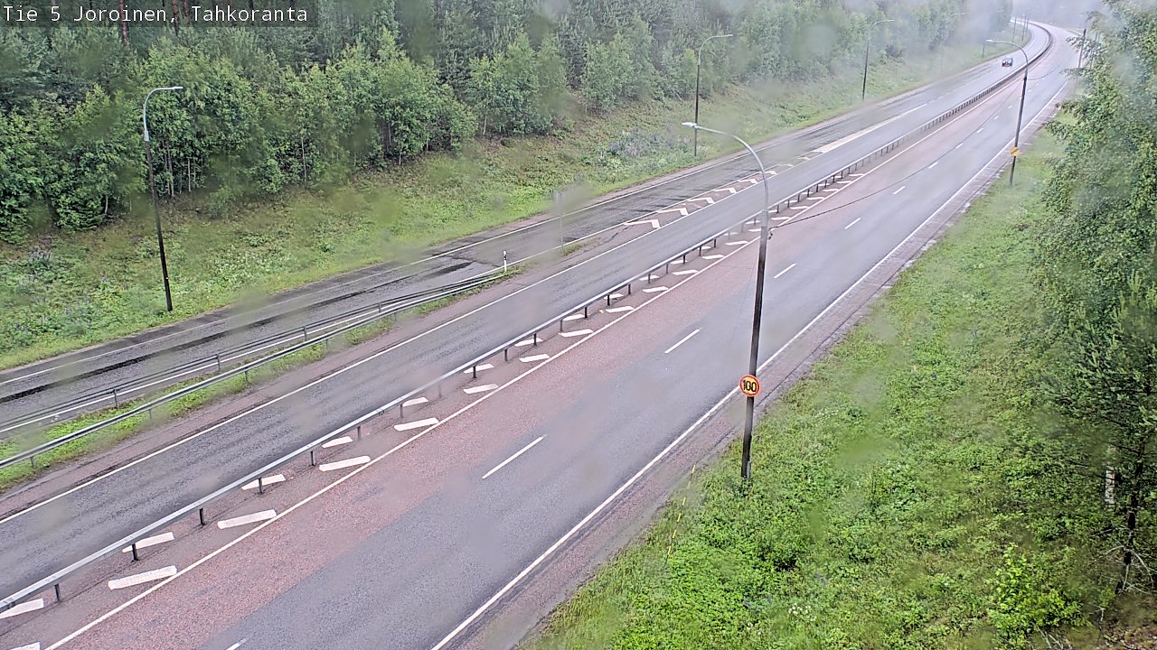 Weather Camera Image Väg 5 Jorois, Tahkoranta, Joroinen, Pohjois-Savo