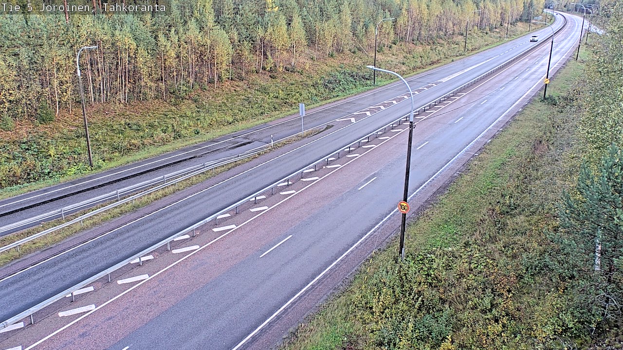 Weather Camera Image Väg 5 Jorois, Tahkoranta, Joroinen, Pohjois-Savo
