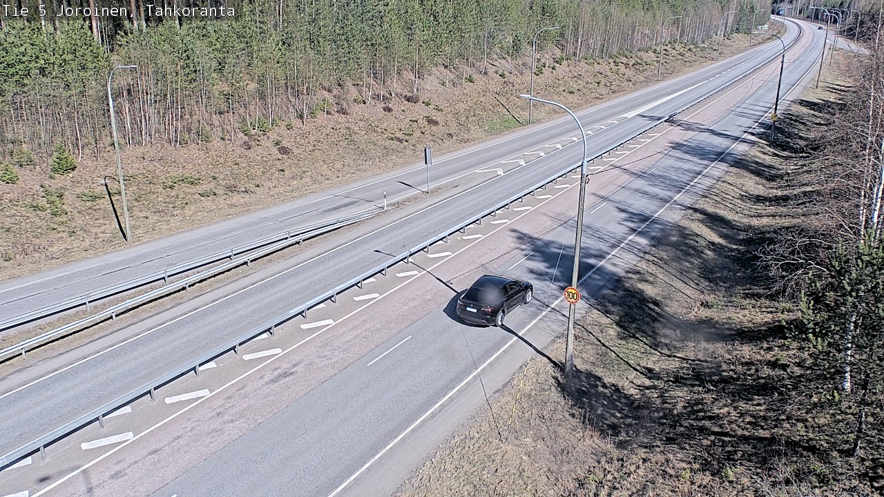 Weather Camera Image Road 5 Joroinen, Tahkoranta, Joroinen, Pohjois-Savo
