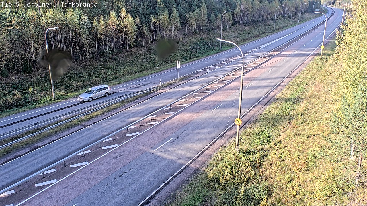 Weather Camera Image Väg 5 Jorois, Tahkoranta, Joroinen, Pohjois-Savo