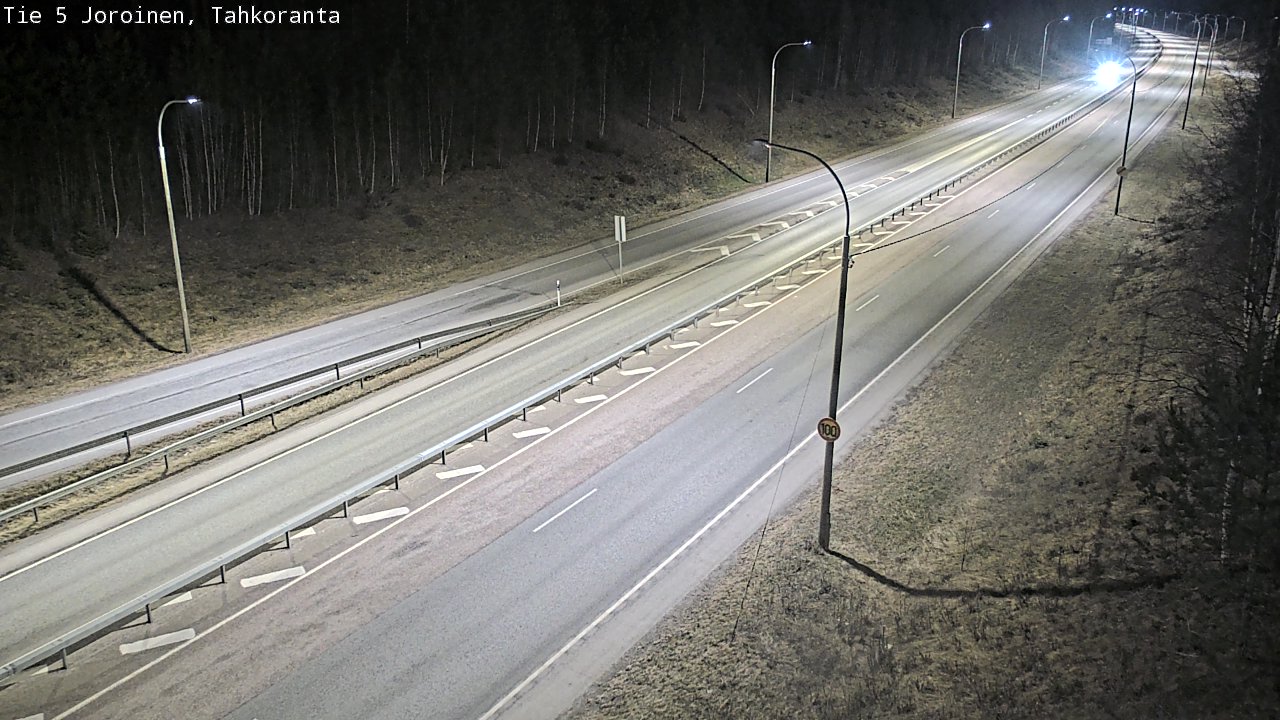 Weather Camera Image Väg 5 Jorois, Tahkoranta, Joroinen, Pohjois-Savo
