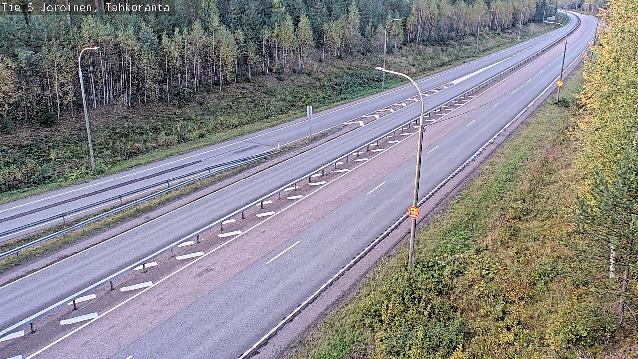 Weather Camera Image Väg 5 Jorois, Tahkoranta, Joroinen, Pohjois-Savo