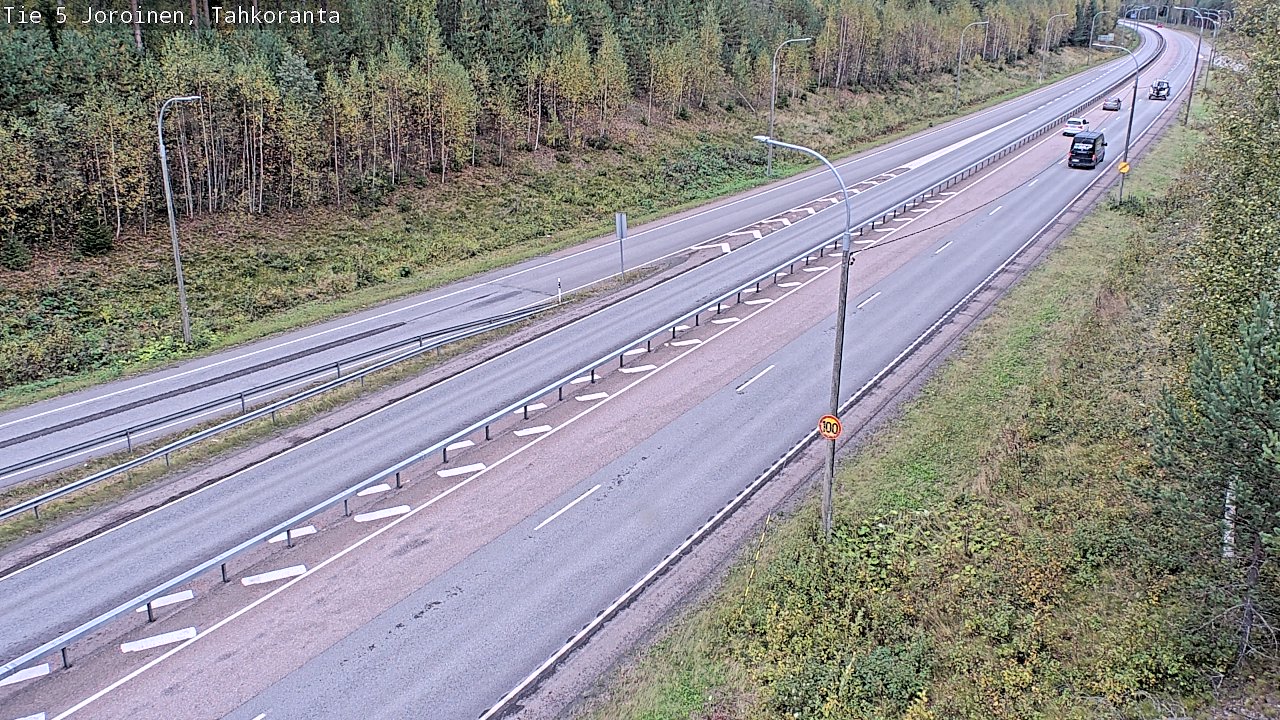 Weather Camera Image Väg 5 Jorois, Tahkoranta, Joroinen, Pohjois-Savo