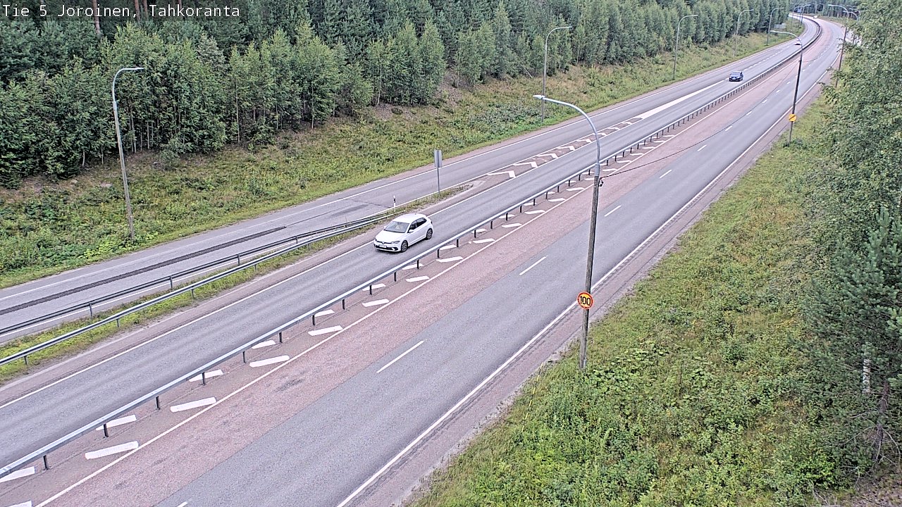Weather Camera Image Väg 5 Jorois, Tahkoranta, Joroinen, Pohjois-Savo