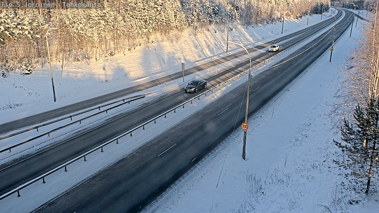 Weather Camera Image Road 5 Joroinen, Tahkoranta, Joroinen, Pohjois-Savo