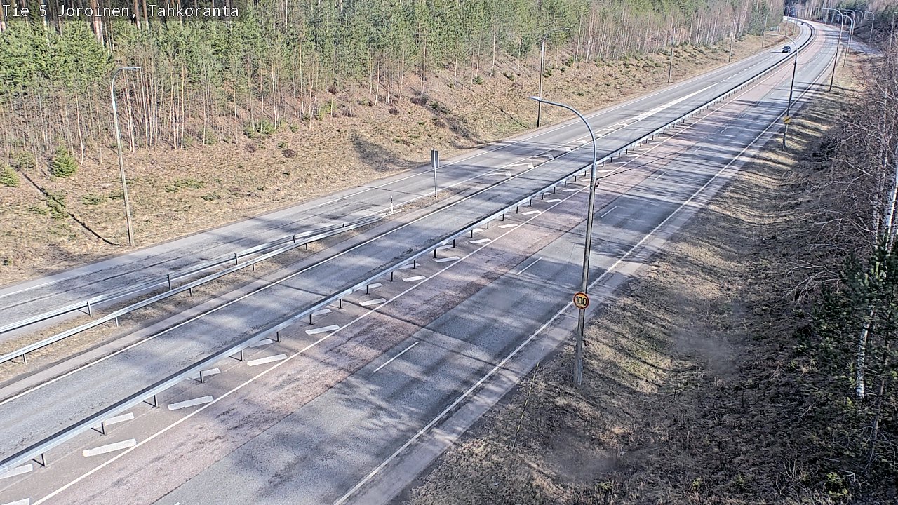 Weather Camera Image Väg 5 Jorois, Tahkoranta, Joroinen, Pohjois-Savo