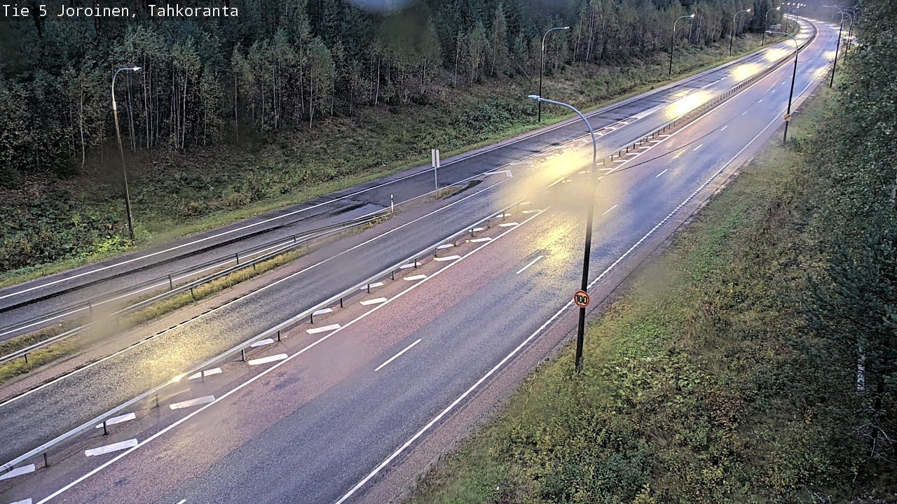 Weather Camera Image Väg 5 Jorois, Tahkoranta, Joroinen, Pohjois-Savo