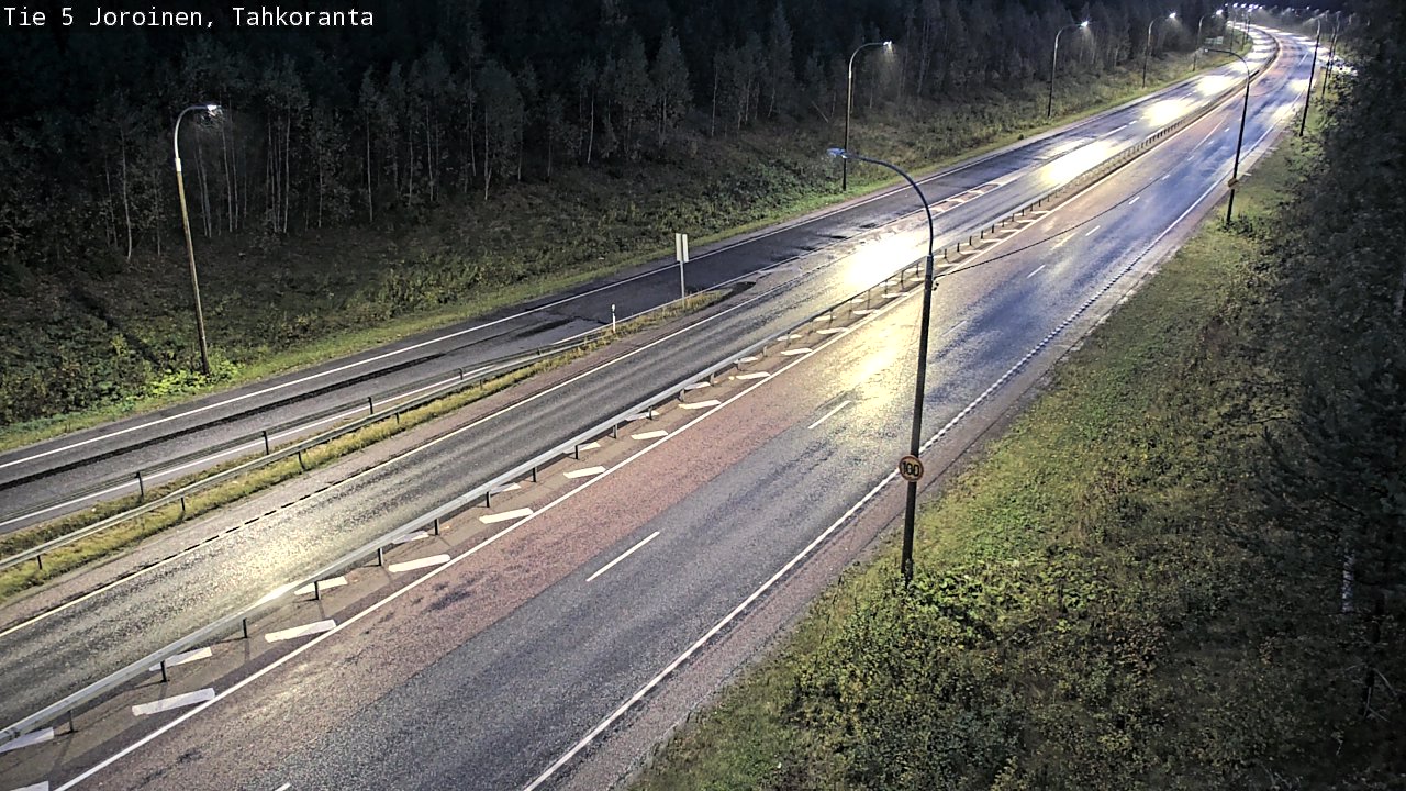 Weather Camera Image Väg 5 Jorois, Tahkoranta, Joroinen, Pohjois-Savo