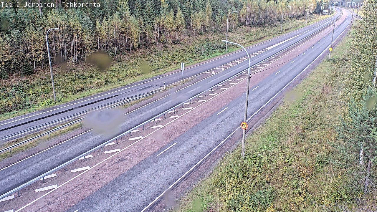 Weather Camera Image Väg 5 Jorois, Tahkoranta, Joroinen, Pohjois-Savo