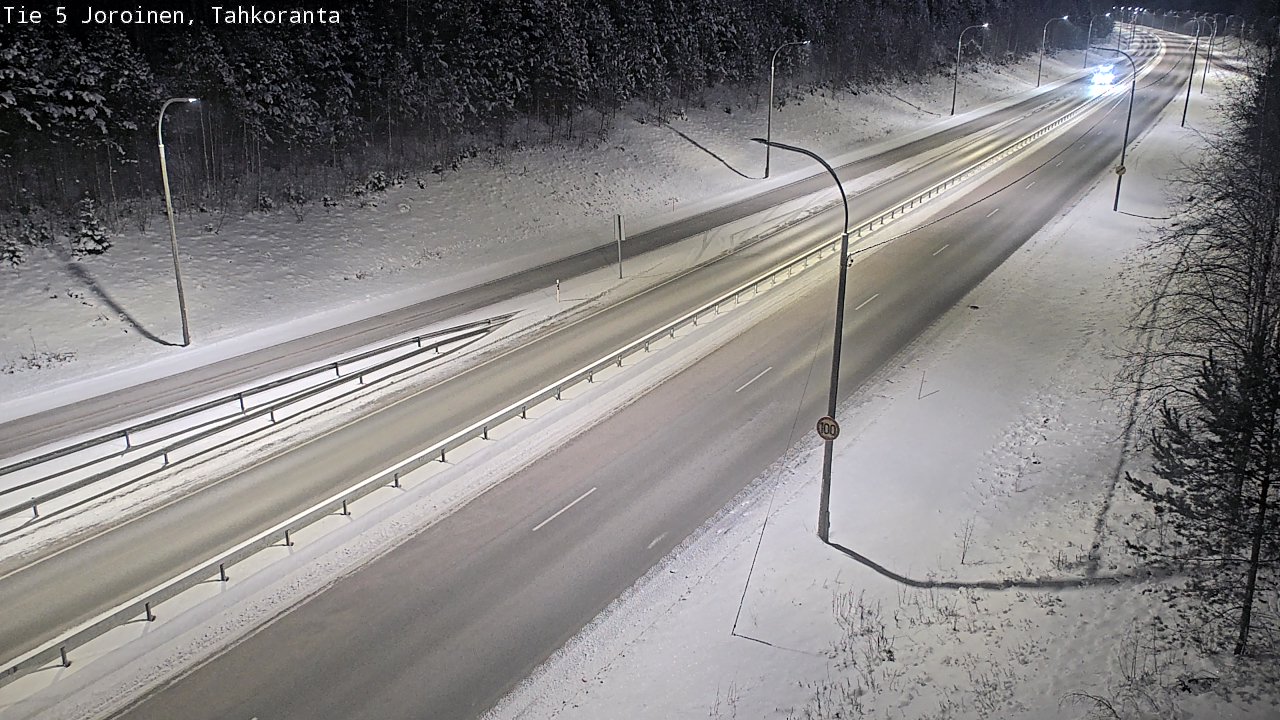 Weather Camera Image Road 5 Joroinen, Tahkoranta, Joroinen, Pohjois-Savo