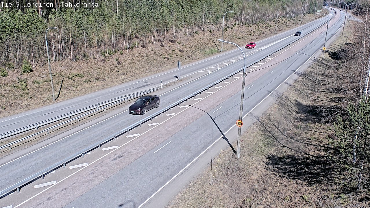 Weather Camera Image Road 5 Joroinen, Tahkoranta, Joroinen, Pohjois-Savo