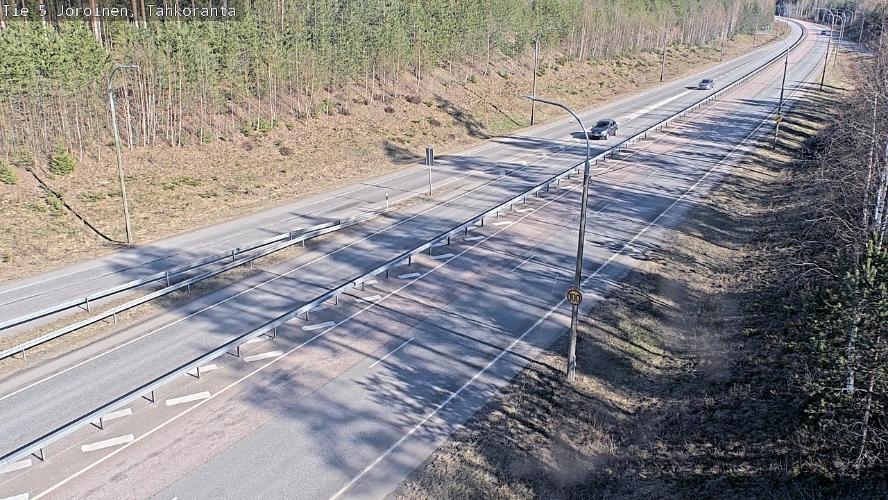 Weather Camera Image Road 5 Joroinen, Tahkoranta, Joroinen, Pohjois-Savo