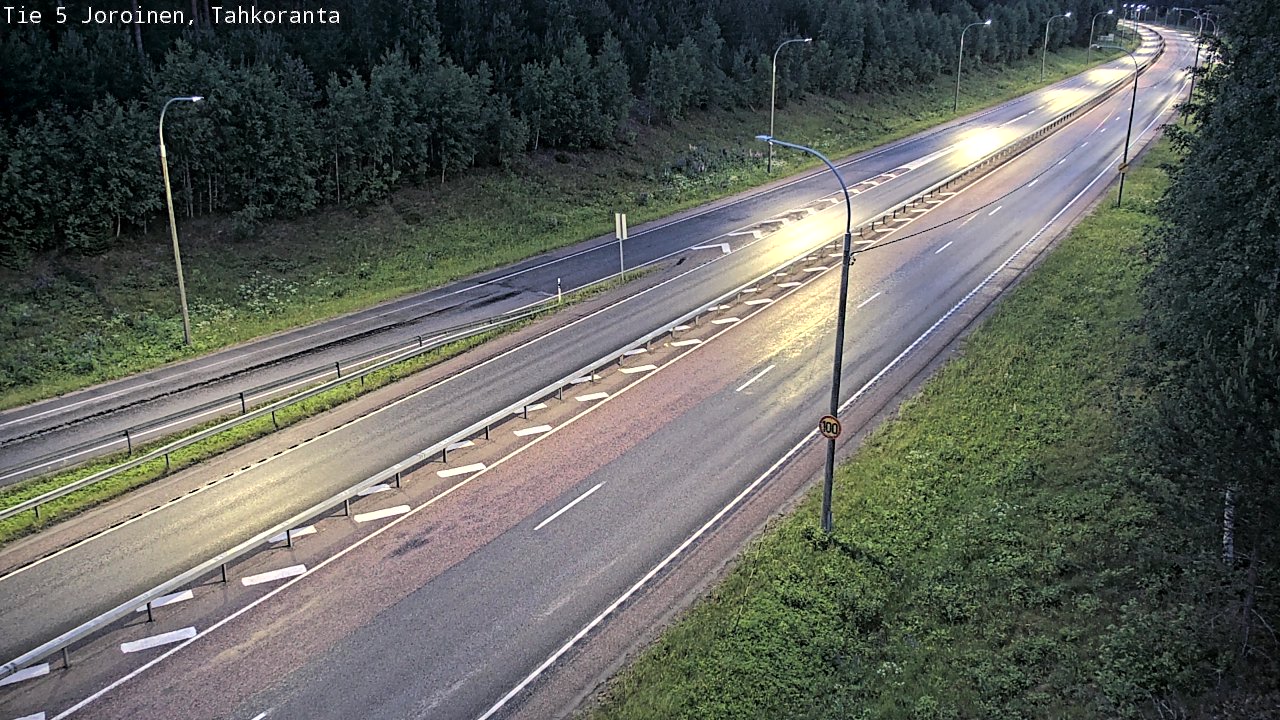 Weather Camera Image Road 5 Joroinen, Tahkoranta, Joroinen, Pohjois-Savo