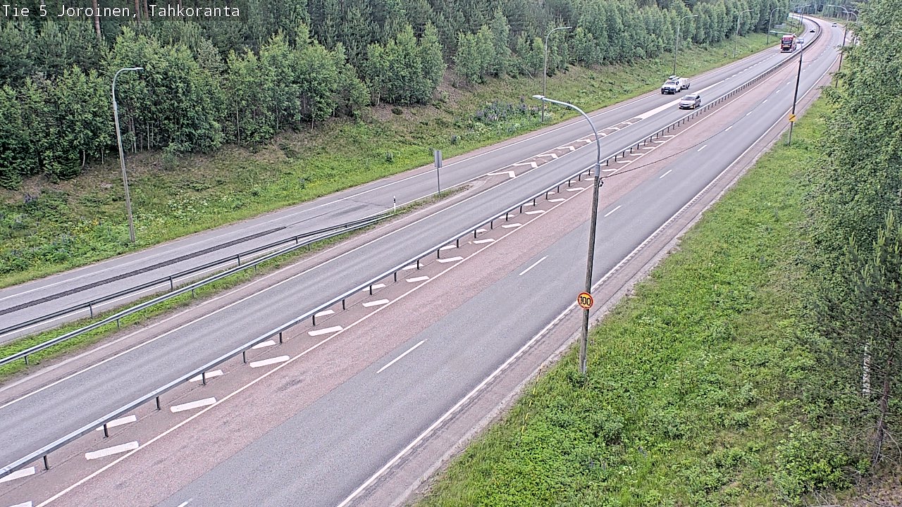 Weather Camera Image Road 5 Joroinen, Tahkoranta, Joroinen, Pohjois-Savo