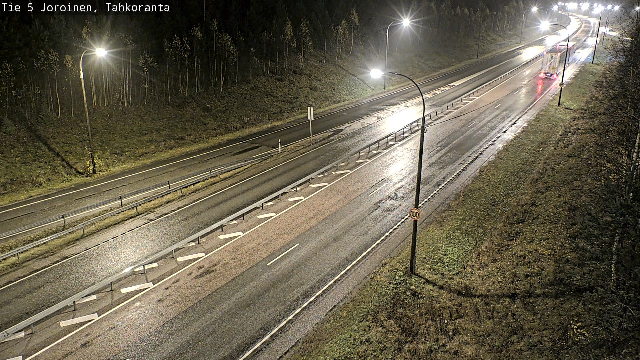 Weather Camera Image Väg 5 Jorois, Tahkoranta, Joroinen, Pohjois-Savo