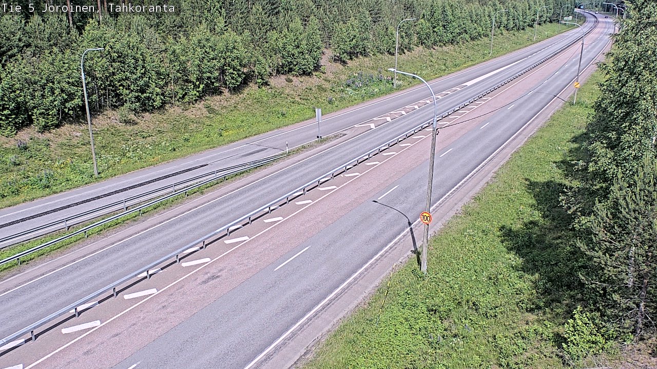 Weather Camera Image Road 5 Joroinen, Tahkoranta, Joroinen, Pohjois-Savo