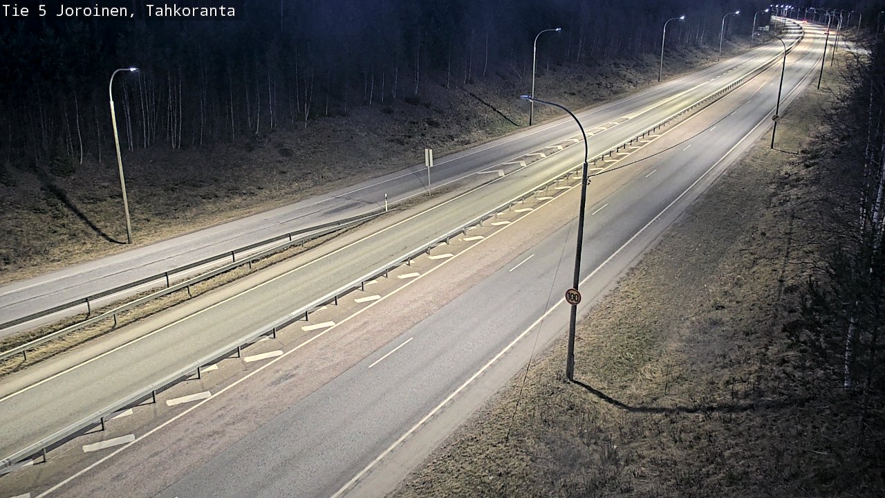 Weather Camera Image Väg 5 Jorois, Tahkoranta, Joroinen, Pohjois-Savo