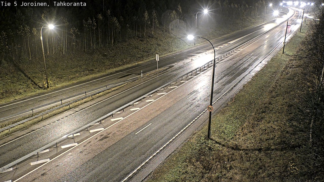 Weather Camera Image Väg 5 Jorois, Tahkoranta, Joroinen, Pohjois-Savo