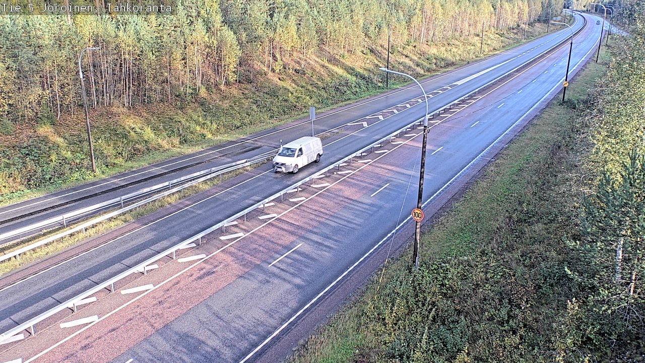 Weather Camera Image Väg 5 Jorois, Tahkoranta, Joroinen, Pohjois-Savo