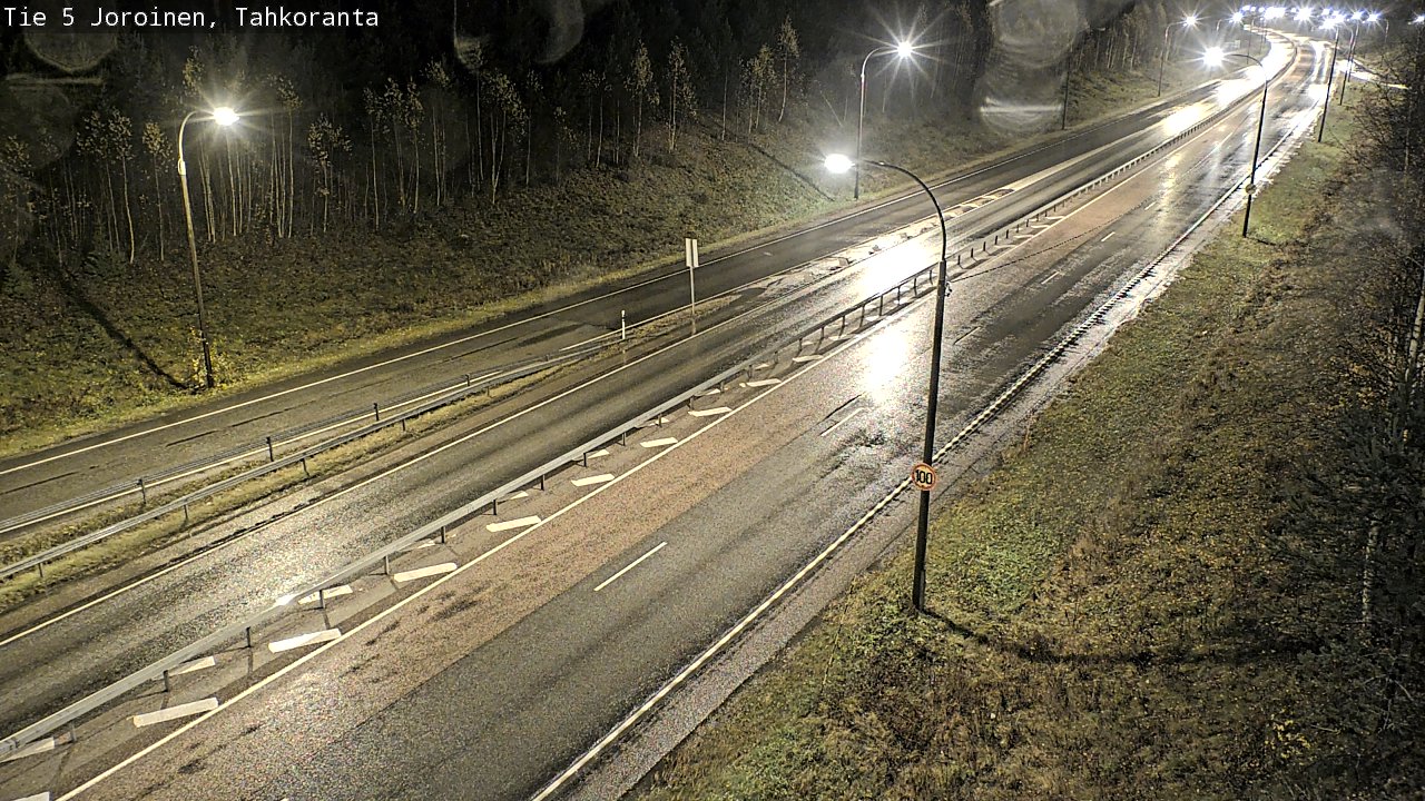 Weather Camera Image Väg 5 Jorois, Tahkoranta, Joroinen, Pohjois-Savo