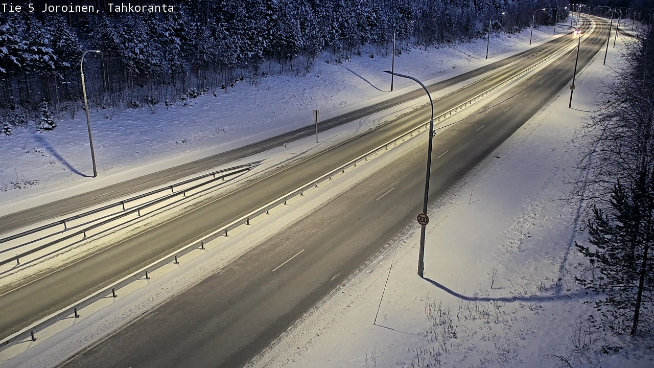Weather Camera Image Road 5 Joroinen, Tahkoranta, Joroinen, Pohjois-Savo