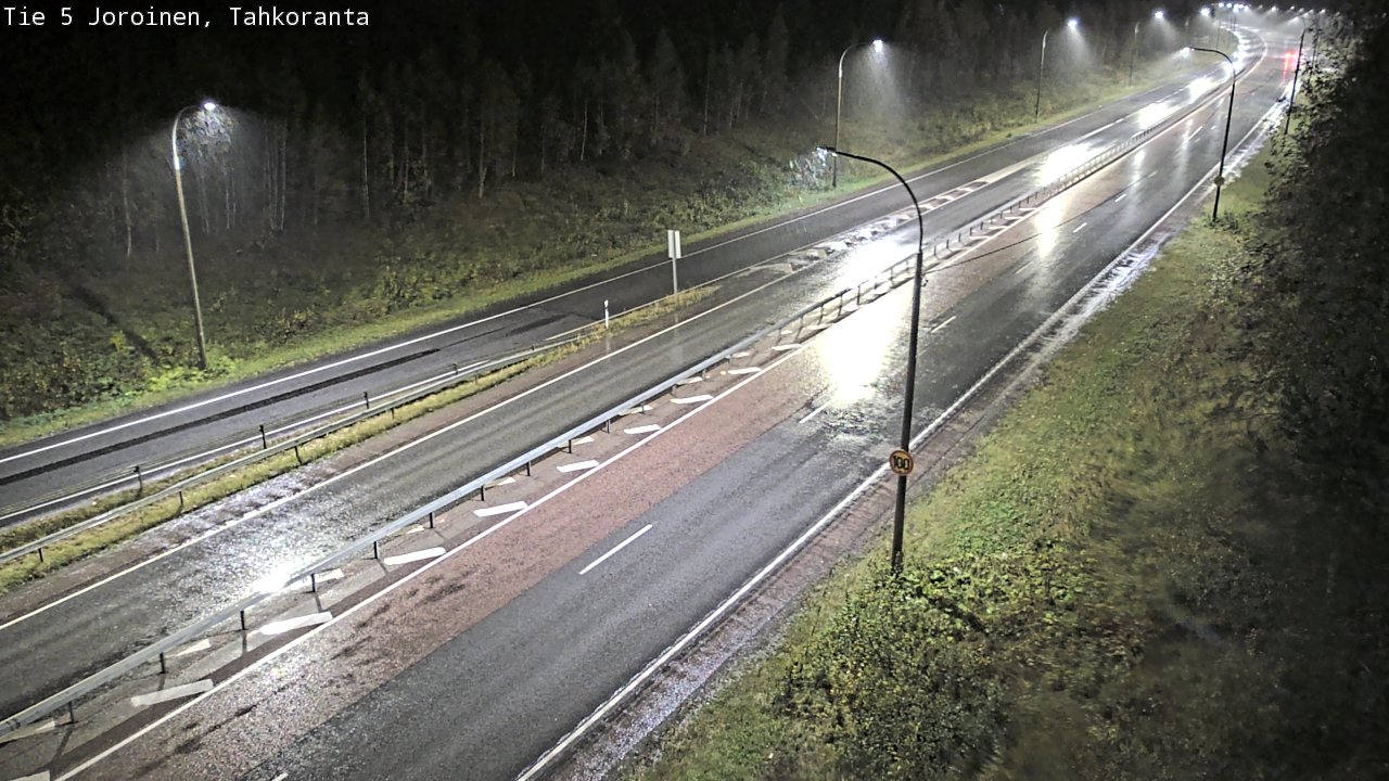 Weather Camera Image Väg 5 Jorois, Tahkoranta, Joroinen, Pohjois-Savo