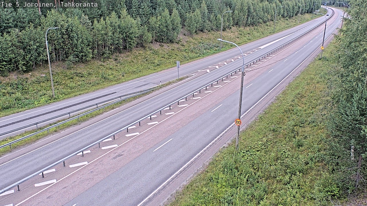 Weather Camera Image Road 5 Joroinen, Tahkoranta, Joroinen, Pohjois-Savo