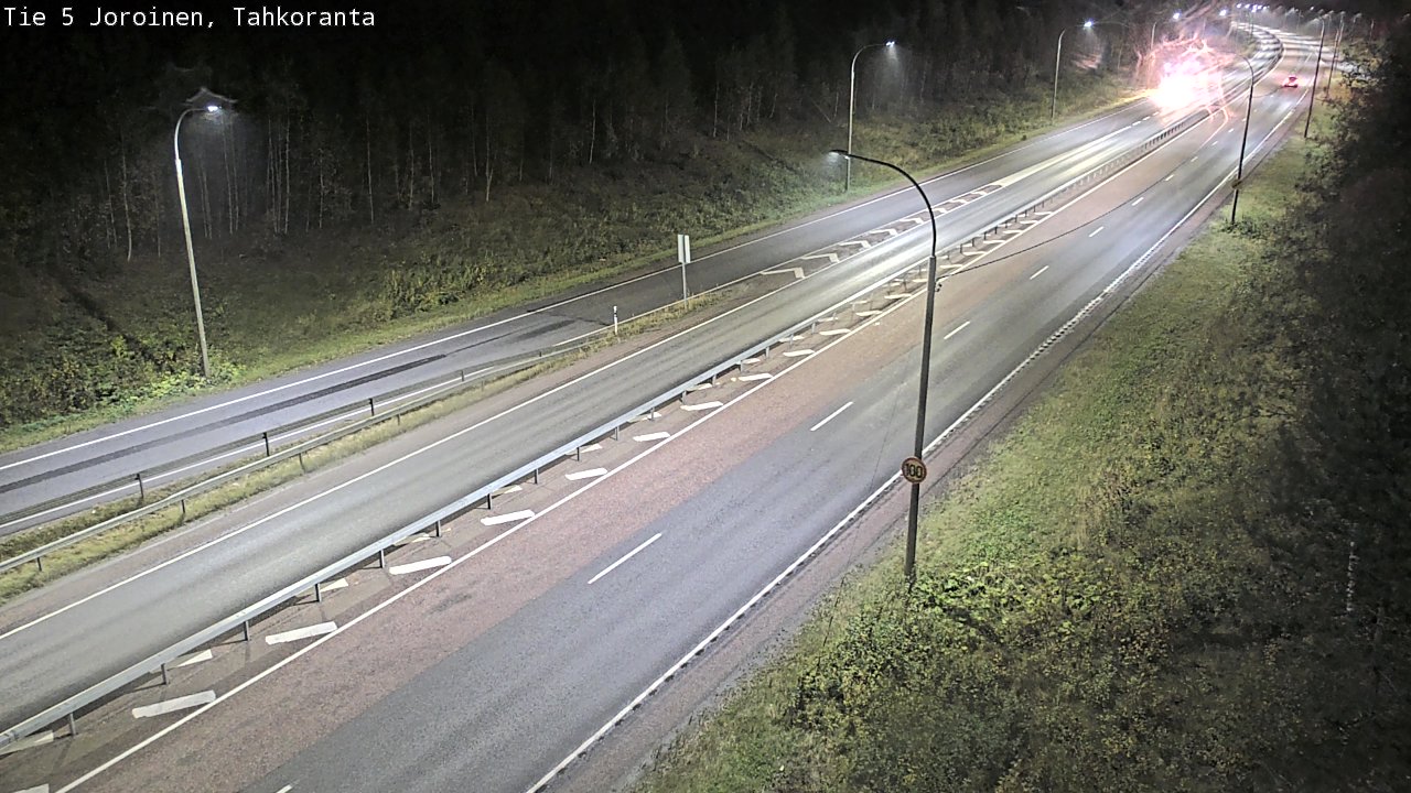 Weather Camera Image Väg 5 Jorois, Tahkoranta, Joroinen, Pohjois-Savo