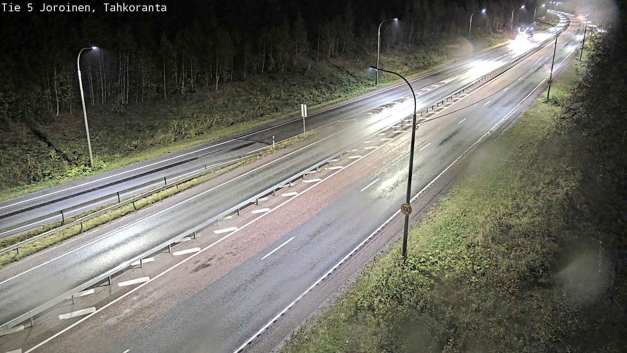 Weather Camera Image Väg 5 Jorois, Tahkoranta, Joroinen, Pohjois-Savo