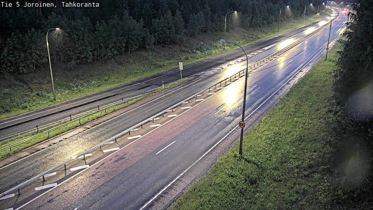 Weather Camera Image Road 5 Joroinen, Tahkoranta, Joroinen, Pohjois-Savo